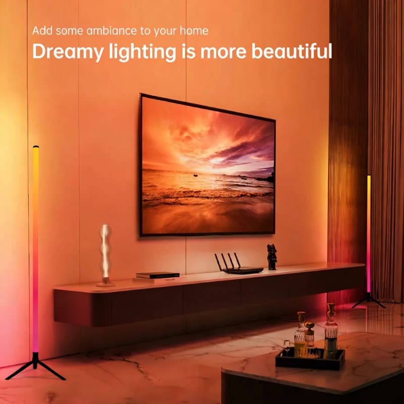 RGB Sound-Reactive Floor Lamp